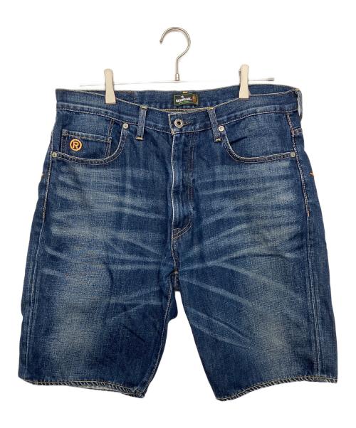 A BATHING APE（ア ベイシング エイプ）A BATHING APE (ア ベイシング エイプ) ショートデニム インディゴ サイズ:Lの古着・服飾アイテム