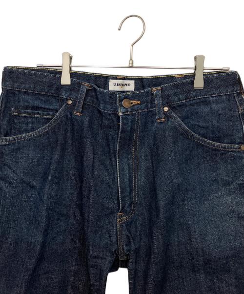 A BATHING APE（ア ベイシング エイプ）A BATHING APE (ア ベイシング エイプ) ショートデニム インディゴ サイズ:Lの古着・服飾アイテム