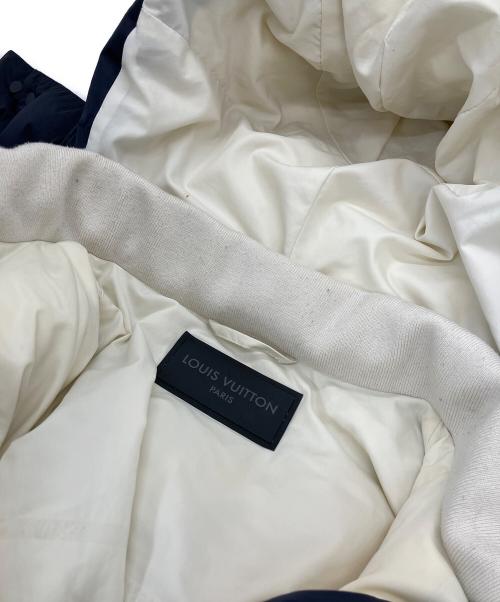 LOUIS VUITTON（ルイ ヴィトン）LOUIS VUITTON (ルイ ヴィトン) ナイロンジャケット ネイビー×ホワイト サイズ:58の古着・服飾アイテム