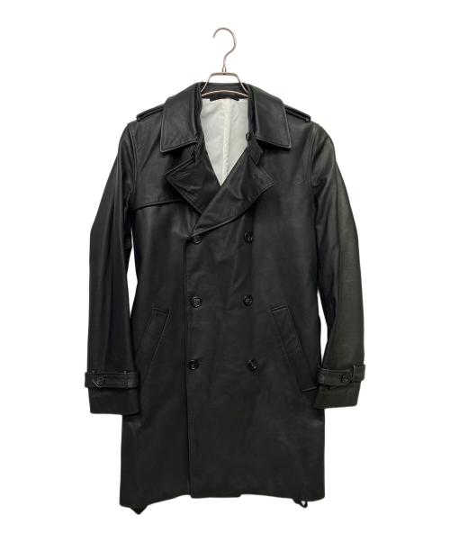 QUAI DE VALMY（ケドゥバルミー）QUAI DE VALMY (ケドゥバルミー) レザーコート ブラック サイズ:44の古着・服飾アイテム