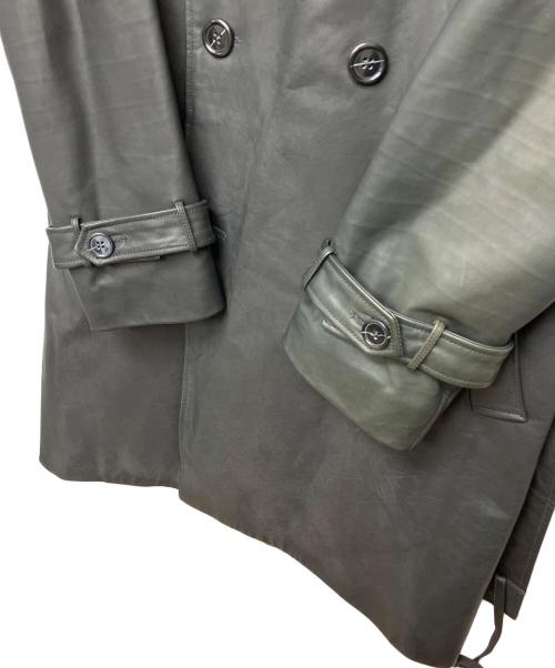 QUAI DE VALMY（ケドゥバルミー）QUAI DE VALMY (ケドゥバルミー) レザーコート ブラック サイズ:44の古着・服飾アイテム