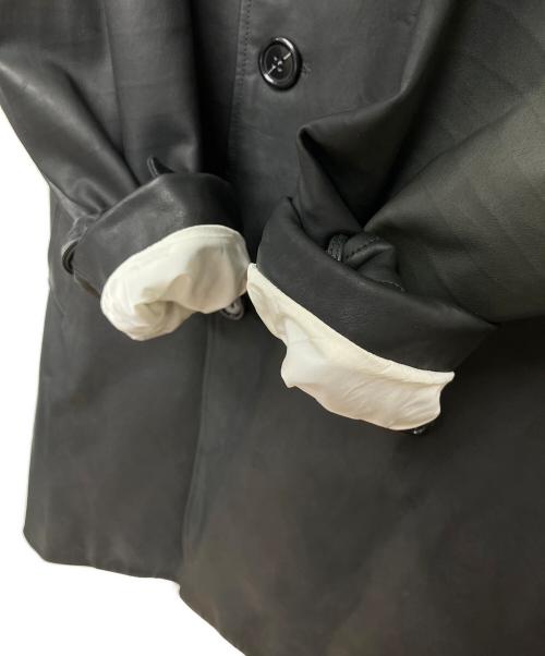 QUAI DE VALMY（ケドゥバルミー）QUAI DE VALMY (ケドゥバルミー) レザーコート ブラック サイズ:44の古着・服飾アイテム