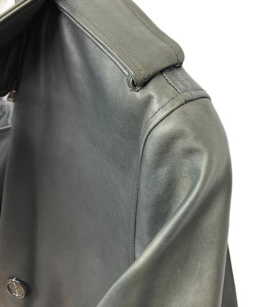 QUAI DE VALMY（ケドゥバルミー）QUAI DE VALMY (ケドゥバルミー) レザーコート ブラック サイズ:44の古着・服飾アイテム
