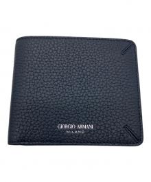GIORGIO ARMANI（ジョルジョアルマーニ）の古着「2つ折り財布」｜ネイビー