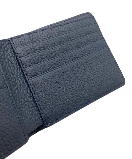 GIORGIO ARMANI（ジョルジョアルマーニ）GIORGIO ARMANI (ジョルジョアルマーニ) 2つ折り財布 ネイビーの古着・服飾アイテム