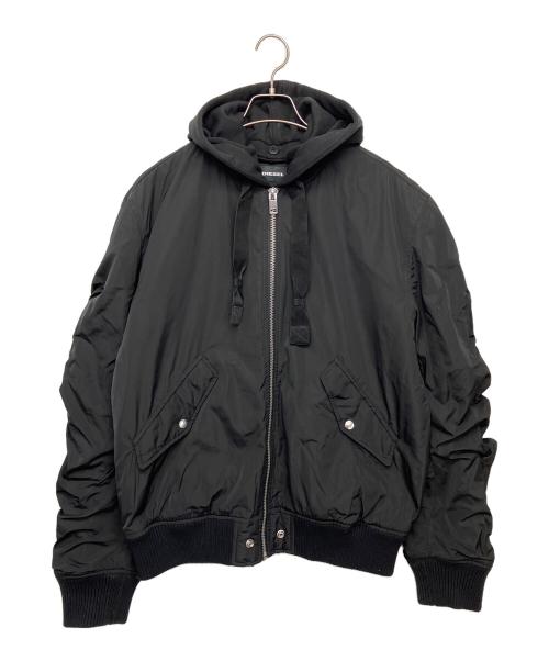 DIESEL（ディーゼル）DIESEL (ディーゼル) BRAVES　ボンバージャケット ブラック サイズ:XLの古着・服飾アイテム