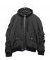 DIESEL（ディーゼル）の古着「BRAVES　ボンバージャケット」｜ブラック