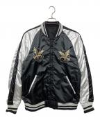 ALPHAアルファ）の古着「リバーシブルスカジャン」｜ブラック