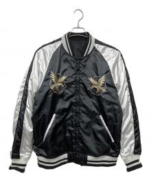 ALPHA（アルファ）の古着「リバーシブルスカジャン」｜ブラック