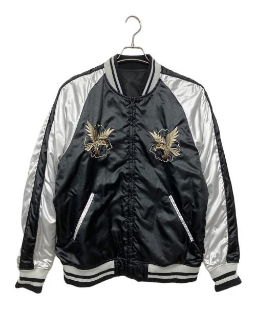 ALPHA（アルファ）ALPHA (アルファ) リバーシブルスカジャン ブラック サイズ:XLの古着・服飾アイテム