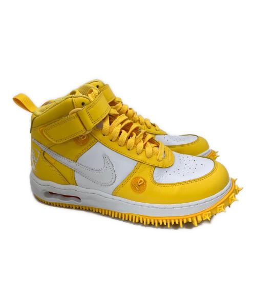 NIKE（ナイキ）NIKE (ナイキ) OFFWHITE (オフホワイト) ハイカットスニーカー イエロー サイズ:27.5cmの古着・服飾アイテム