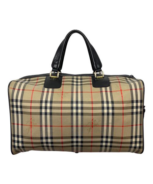 Burberry's（バーバリー）Burberry's (バーバリー) ボストンバッグ ブラウンの古着・服飾アイテム