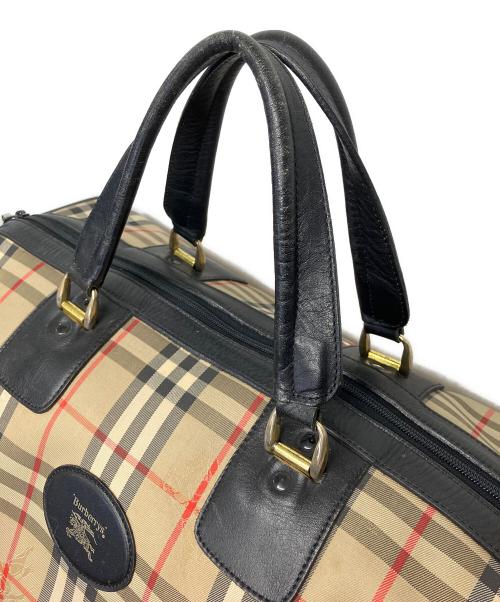 Burberry's（バーバリー）Burberry's (バーバリー) ボストンバッグ ブラウンの古着・服飾アイテム