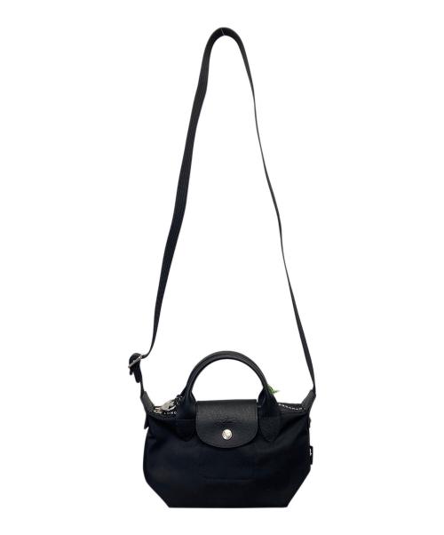 LONGCHAMP（ロンシャン）LONGCHAMP (ロンシャン) ルプリアージュXS ブラック×グリーンの古着・服飾アイテム