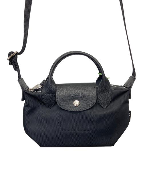 LONGCHAMP（ロンシャン）LONGCHAMP (ロンシャン) ルプリアージュXS ブラック×グリーンの古着・服飾アイテム