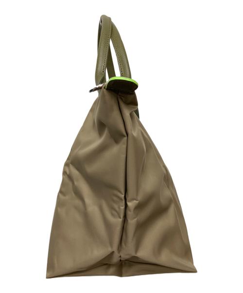 LONGCHAMP（ロンシャン）LONGCHAMP (ロンシャン) ルプリアージュトートバッグ カーキの古着・服飾アイテム