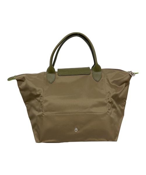 LONGCHAMP（ロンシャン）LONGCHAMP (ロンシャン) ルプリアージュトートバッグ カーキの古着・服飾アイテム