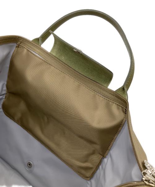 LONGCHAMP（ロンシャン）LONGCHAMP (ロンシャン) ルプリアージュトートバッグ カーキの古着・服飾アイテム