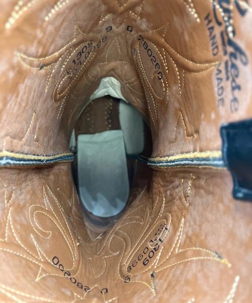 LUCCHESE（ルケーシー）LUCCHESE (ルケーシー) ウェスタンブーツ ブラック サイズ:9の古着・服飾アイテム