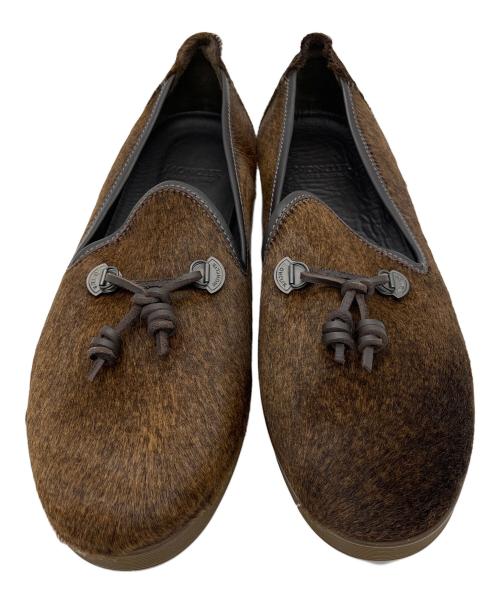 MONCLER（モンクレール）MONCLER (モンクレール) タッセルシューズ ブラウン サイズ:不明の古着・服飾アイテム