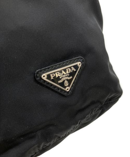 PRADA（プラダ）PRADA (プラダ) 巾着ポーチ ブラックの古着・服飾アイテム