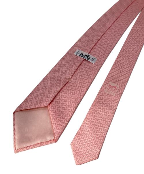 HERMES（エルメス）HERMES (エルメス) ネクタイ ピンク サイズ:FREEの古着・服飾アイテム