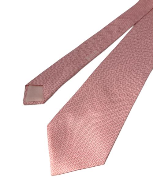 HERMES（エルメス）HERMES (エルメス) ネクタイ ピンク サイズ:FREEの古着・服飾アイテム