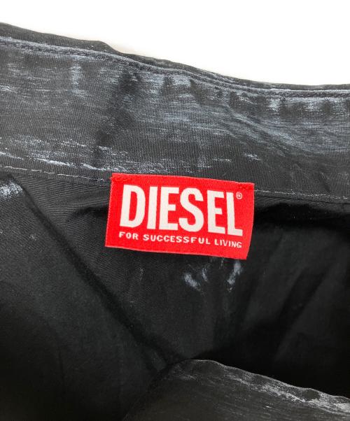 DIESEL（ディーゼル）DIESEL (ディーゼル) A14419-S-CREED-BLOCK　長袖シャツ グレー×ブルー サイズ:54の古着・服飾アイテム