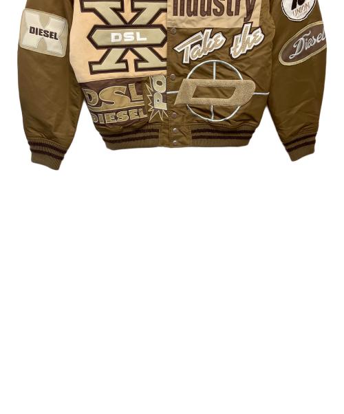 DIESEL（ディーゼル）DIESEL (ディーゼル) スタジャン ブラウン サイズ:XLの古着・服飾アイテム