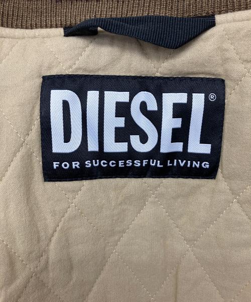 DIESEL（ディーゼル）DIESEL (ディーゼル) スタジャン ブラウン サイズ:XLの古着・服飾アイテム