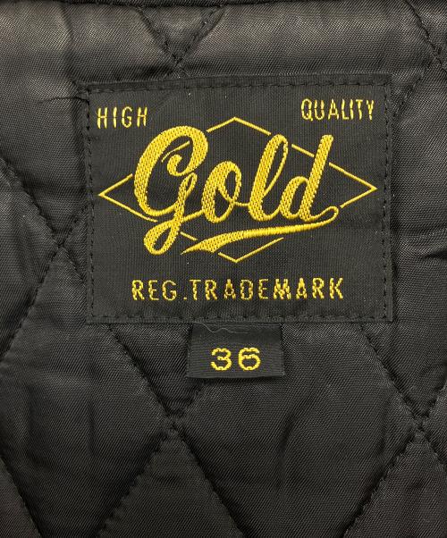 gold（ゴールド）gold (ゴールド) ドンキーリブジャケット ブラック サイズ:36の古着・服飾アイテム