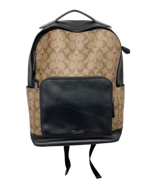 COACH（コーチ）COACH (コーチ) リュック アイボリー×ブラックの古着・服飾アイテム