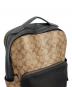 中古・古着 COACH (コーチ) リュック アイボリー×ブラック：14000円