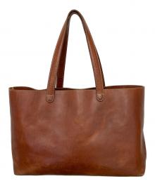 土屋鞄（ツチヤカバン）の古着「ディアリオ ラージトート　トートバッグ」｜ブラウン