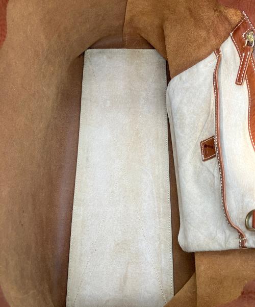 土屋鞄（ツチヤカバン）土屋鞄 (ツチヤカバン) ディアリオ ラージトート　トートバッグ ブラウンの古着・服飾アイテム