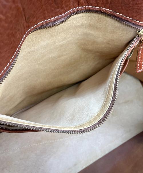 土屋鞄（ツチヤカバン）土屋鞄 (ツチヤカバン) ディアリオ ラージトート　トートバッグ ブラウンの古着・服飾アイテム