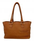 土屋鞄ツチヤカバン）の古着「オイルヌメミディアムトート　トートバッグ」｜ブラウン