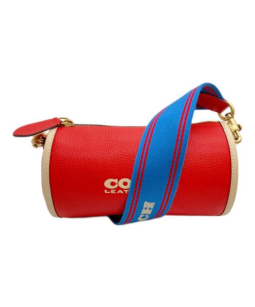 COACH（コーチ）COACH (コーチ) オリオン バレル バッグ レッドの古着・服飾アイテム