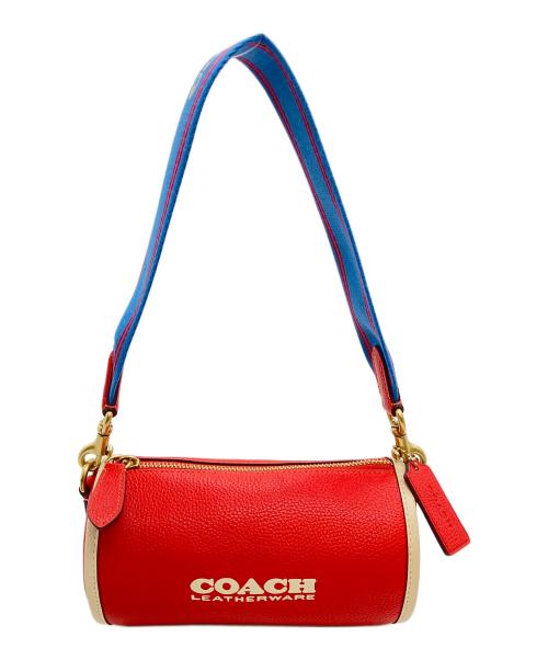 COACH（コーチ）COACH (コーチ) オリオン バレル バッグ レッドの古着・服飾アイテム