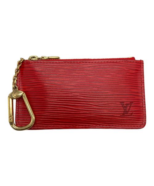 LOUIS VUITTON（ルイ ヴィトン）LOUIS VUITTON (ルイ ヴィトン) コインケース レッドの古着・服飾アイテム