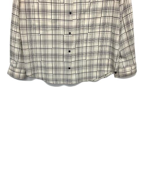Noble（ノーブル）Noble (ノーブル) 25SS　ウィンドウチェックオーバーシャツ　長袖シャツ ベージュ×ブラック サイズ:FREEの古着・服飾アイテム