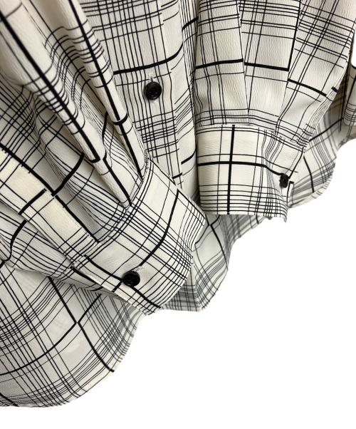 Noble（ノーブル）Noble (ノーブル) 25SS　ウィンドウチェックオーバーシャツ　長袖シャツ ベージュ×ブラック サイズ:FREEの古着・服飾アイテム