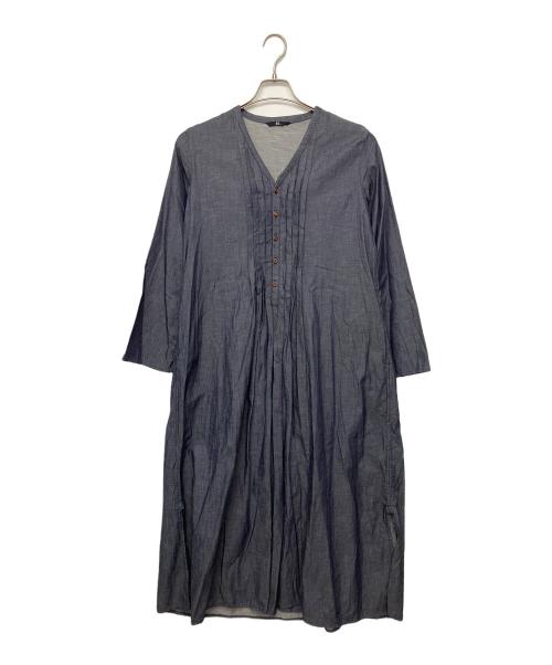 45rpm（45アールピーエム）45rpm (45アールピーエム) 長袖ワンピース ネイビー サイズ:０の古着・服飾アイテム