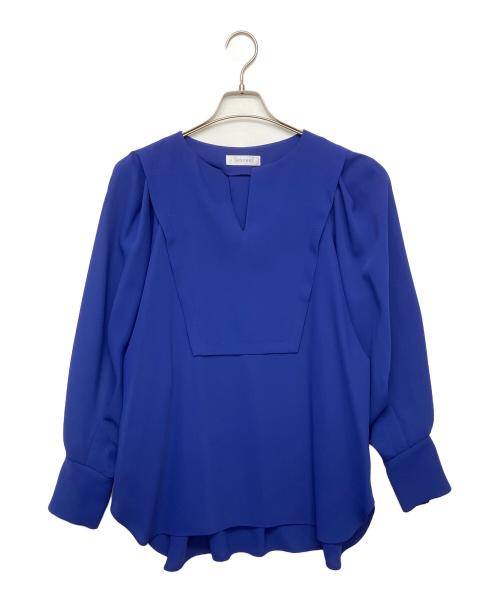 ADORE（アドーア）ADORE (アドーア) ドライクールジョーゼットブラウス ブルー サイズ:38 未使用品の古着・服飾アイテム