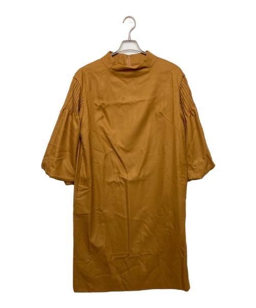 ADORE（アドーア）ADORE (アドーア) ウールアムンゼンビッグスリーブ ブラウン サイズ:38 未使用品の古着・服飾アイテム