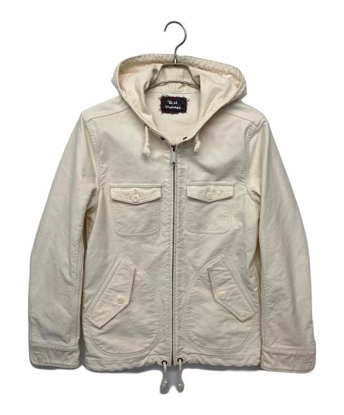 R.H.Vintage（ロンハーマン・ヴィンテージ）R.H.Vintage (ロンハーマン・ヴィンテージ) ジップパーカー アイボリー サイズ:Mの古着・服飾アイテム