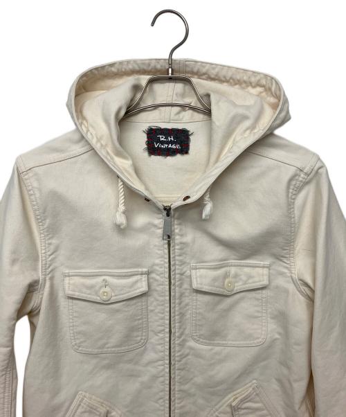 R.H.Vintage（ロンハーマン・ヴィンテージ）R.H.Vintage (ロンハーマン・ヴィンテージ) ジップパーカー アイボリー サイズ:Mの古着・服飾アイテム