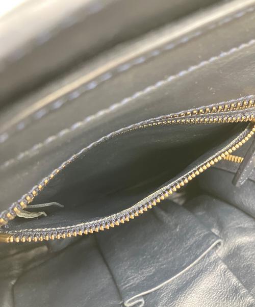 CELINE（セリーヌ）CELINE (セリーヌ) ラゲージマイクロショッパーハンドバッグ ベージュ×ブラックの古着・服飾アイテム