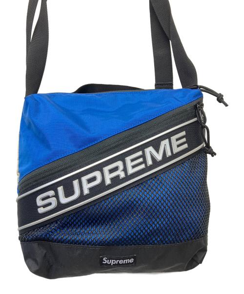 SUPREME（シュプリーム）SUPREME (シュプリーム) ショルダーポーチ 23AW ブルー×ブラックの古着・服飾アイテム