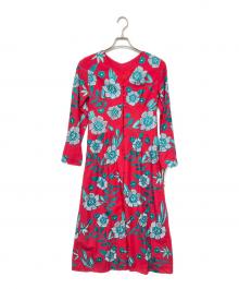 GRACE CONTINENTAL（グレースコンチネンタル）の古着「長袖ワンピース」｜レッド